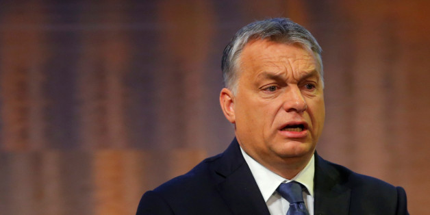 Hungarian Prime Minister Viktor Orban delivers a speech during the European Bank for Reconstruction and Development (EBRD) economic conference in Budapest, Hungary, November 10, 2016. REUTERS/Laszlo Balogh
