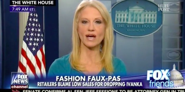 Trumps Beraterin Kellyanne Conway macht eine Kaufempfehlung für Ivanka Trumps Mode - und sorgt damit für Wirbel