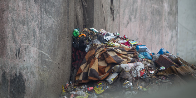 Roma living in the Craica district of Baia Mare, a city whose mayor has been charged with nearly a dozen cases of corruption is seen on 9 February, 2017. Mayor Catalin Chereches has built a wall along the apartment buildings inhabitated by the Roma prompting NGOs to claim the creation of a ghetto. (Photo by Jaap Arriens/NurPhoto via Getty Images)