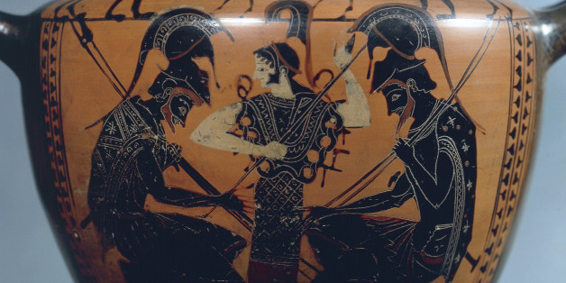 France, Paris, Musee du Louvre, 6th Century B.C., Aegean Civilizations, Greek Civilization, Archaic Age (600-480 B.C.),