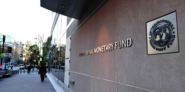 The International Monetary Fund (IMF) building sign is viewed on April 5, 2016 in Washington, DC.
This years Spring Meetings events will take place in Washington, DC, April 12-17, 2016. Thousands of government officials, journalists, civil society organizations, and participants from the academia and private sectors, gather in Washington DC for the Spring Meetings of the International Monetary Fund and the World Bank Group. / AFP / Karen BLEIER (Photo credit should read KAREN BLEIER/AFP/Getty Images)