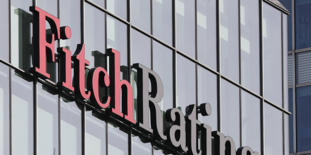 The Fitch Ratings logo is seen at their offices at Canary Wharf financial district in London,Britain, March 3, 2016. REUTERS/Reinhard Krause
