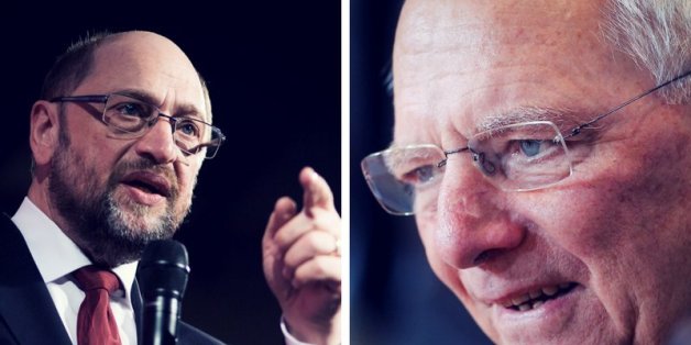 Kampf um Athen: In der Griechenlandkrise kommt es zum Showdown zwischen Schäuble und Schulz