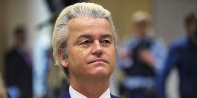 Dutch far-right Party for Freedom (PVV) leader Geert Wilders sits in a courtroom of the courthouse in Schiphol, the Netherlands March 18, 2016. REUTERS/Michael Kooren