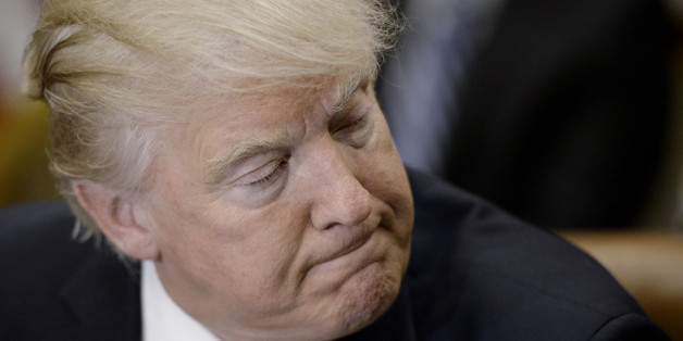 U.S. President Donald Trump listens during a parent-teacher conference listening session inside the Roosevelt Room of the White House in Washington, D.C., U.S., on Tuesday, Feb. 14, 2017. Michael Flynn's abrupt ouster from President Donald Trump's top national security post prompted a flurry of Republicans calling for a deeper look into the administration's relations with Russia and Moscow's alleged interference in U.S. politics. Photographer: Olivier Douliery/Pool via Bloomberg