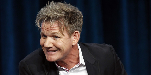 Judge and executive producer Gordon Ramsay attends a panel for the television show "Master Chef Junior" during the Fox portion of the Television Critics Association Summer press tour in Beverly Hills, California August 1, 2013. REUTERS/Mario Anzuoni (UNITED STATES - Tags: ENTERTAINMENT)