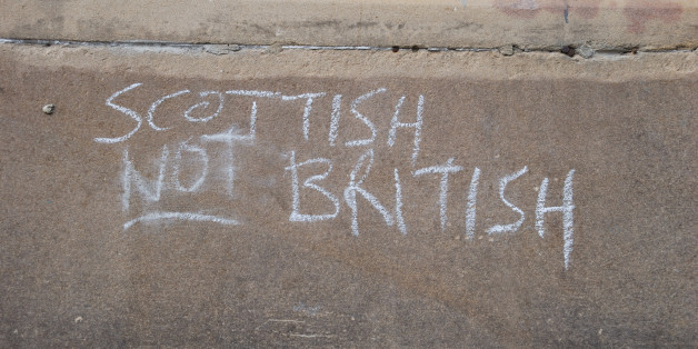 Scottish Patriottism. Edinburgh, Scotland UK
