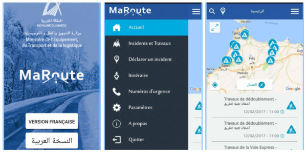 L'application "MaRoute" lancée au Maroc pour suivre l'information routière en temps réel