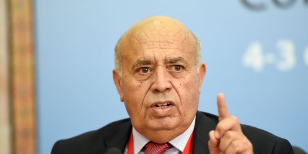 Tunisian Minister of Public Service and Governance, Abid Briki speaks during a joint press conference with the Organisation for Economic Cooperation and Development (OECD) secretary-general as part of an interministerial conference on October 3, 2016 in Tunis.
The two-day conference is tittled 'Better policies for inclusive growth and economic integration in the MENA Region'. / AFP / FETHI BELAID (Photo credit should read FETHI BELAID/AFP/Getty Images)
