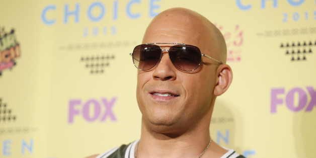 Actor Vin Diesel poses backstage at the 2015 Teen Choice Awards in Los Angeles, California, United States August 16, 2015. REUTERS/Danny Moloshok