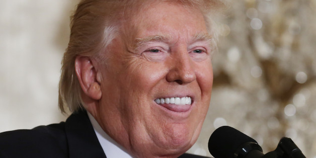 WASHINGTON, DC - FEBRUARY 16: U.S. President Donald Trump smiles during a news conference announcing Alexander Acosta as the new Labor Secretary nominee in the East Room at the White House on February 16, 2017 in Washington, DC. The announcement comes a day after Andrew Puzder withdrew his nomination. (Photo by Mario Tama/Getty Images)