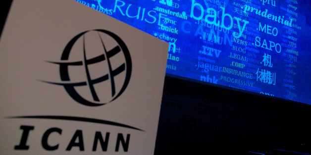 A screen shows a rolling feed of new 'Generic Top-Level Domain Names (gTLDs) which have been applied for during a press conference hosted by ICANN in central London, on June 13, 2012. The US-based Internet Corporation for Assigned Names and Numbers (ICANN) was to reveal details of 1,930 requests for new web address endings at a press conference in London. The California-based body says the huge expansion of the Internet, with two billion users around the world, half of them in Asia, means the ne