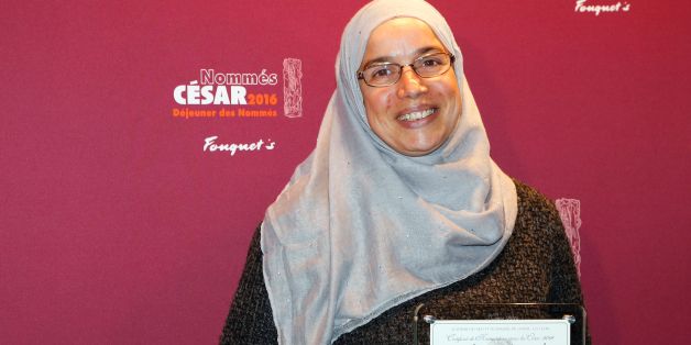 Algerian actress Soria Zeroual poses with her nomination certificate for Best Actress during the nominations event for the 2016 César film awards, on February 6, 2016 in Paris. The 41st Ceremony for the Cesar film award, considered as the highest film honour in France, will take place on February 26, 2016. / AFP / FRANCOIS GUILLOT (Photo credit should read FRANCOIS GUILLOT/AFP/Getty Images)
