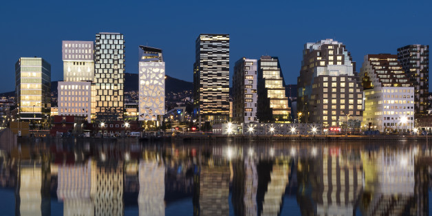 Olso in der Nacht