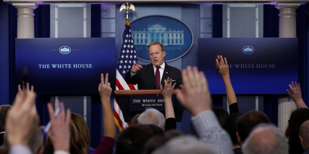 White House Communications Director Sean Spicer holds the daily press briefing at the White House in Washington, U.S. February 23, 2017. REUTERS/Jonathan Ernst