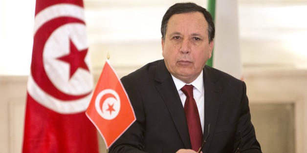 ROME, ITALY - FEBRUARY 9: Tunisian Foreign Minister Khemaies Jhinaoui is seen during the signing ceremony of a bilateral agreement with Foreign Minister Angelino Alfano (not seen) in Rome, Italy on February 9, 2017. (Photo by Riccardo De Luca/Anadolu Agency/Getty Images)