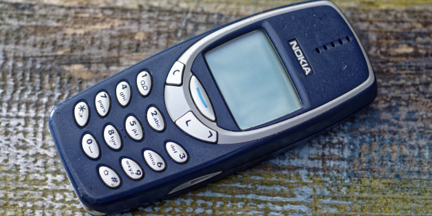 London, England - March 22, 2016: Nokia 3310 Mobile Phone, First Introduced in September 2000, It was one of Nokia's most successful models.
