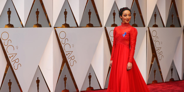 89th Academy Awards - Oscars Red Carpet Arrivals - Hollywood, California, U.S. - 26/02/17 - Actress Ruth Negga poses on the red carpet. REUTERS/Mike Blake