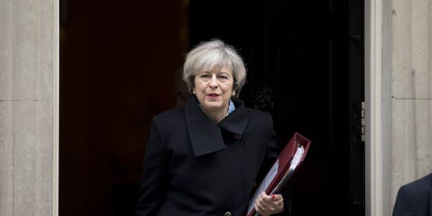 British Prime Minister Theresa May leaves 10 Downing Street for the weekly Prime Minister's Questions session at the House of Commons in central London on March 1, 2017.
The House of Lords looks set today to defy Prime Minister Theresa May by demanding guarantees for EU nationals living in Britain, delaying a bill she needs to start Brexit negotiations. / AFP / Justin TALLIS (Photo credit should read JUSTIN TALLIS/AFP/Getty Images)