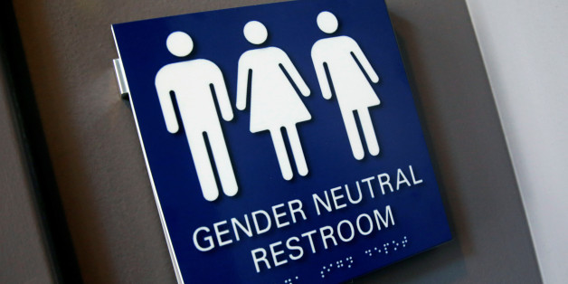A Gender Neutral Restroom sign is seen placed outside a restroom for the 15th Annual Philadelphia Trans-Health Conference in Philadelphia, Pennsylvania, U.S., June 9, 2016. REUTERS/Shannon Stapleton