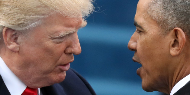 Donald Trump und Barack Obama