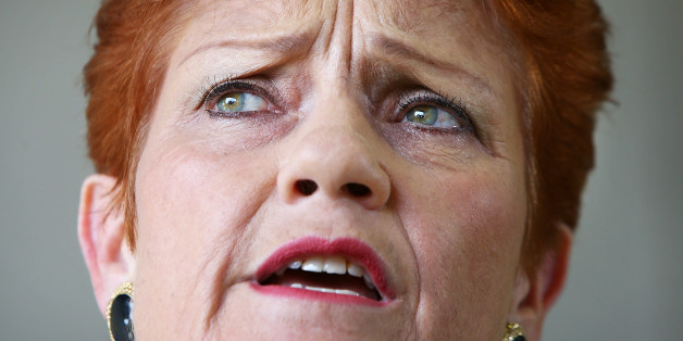 SUNSHINE COAST, AUSTRALIA - DECEMBER 08: Senator Pauline Hanson speaks with the media and local taxi owners at Suncoast Cabs head office on December 8, 2016 in Sunshine Coast, Australia. Senator Hanson met with representatives from the Queensland taxi industry to discuss their concerns such as ride-sharing app Uber, which taxi licensees say is putting the industry in decline. Uber and other ride-sharing services have been legal in Queensland since September 2016. (Photo by Lisa Maree Williams/