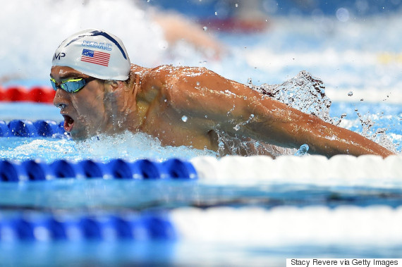 michael phelps swimming