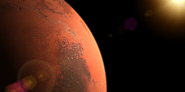 Sunrise in Mars.