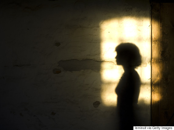 woman shadows