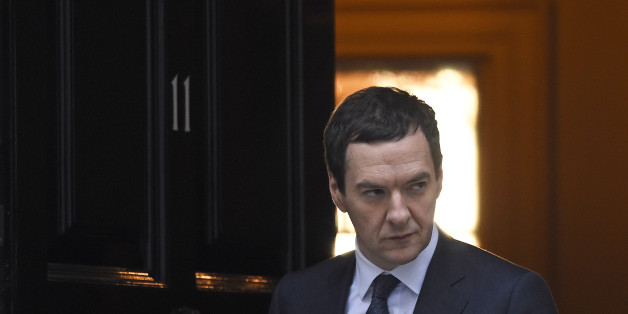 Britain's Chancellor of the Exchequer George Osbourne waits to greet India's Finance Minister Arun Jaitley at number 11 Downing Street in London, Britain January 19, 2016. REUTERS/Toby Melville