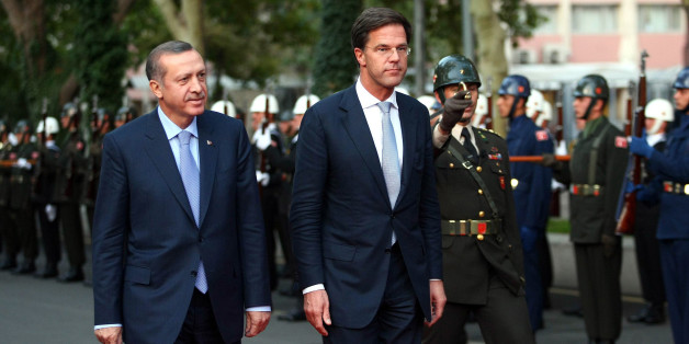 Bild aus ruhigeren Zeiten: Recep Tayyip Erdogan und Mark Rutte im Jahr 2012