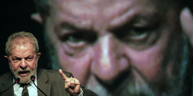 Brazil's former president (2003-2011) Luiz Inacio Lula da Silva speaks during the second congress of the IndustriALL Global Union in Rio de Janeiro, Brazil on October 4, 2016.IndustriALL Global Union represents workers in the mining, energy and manufacturing sectors in 140 countries around the world. / AFP / YASUYOSHI CHIBA (Photo credit should read YASUYOSHI CHIBA/AFP/Getty Images)