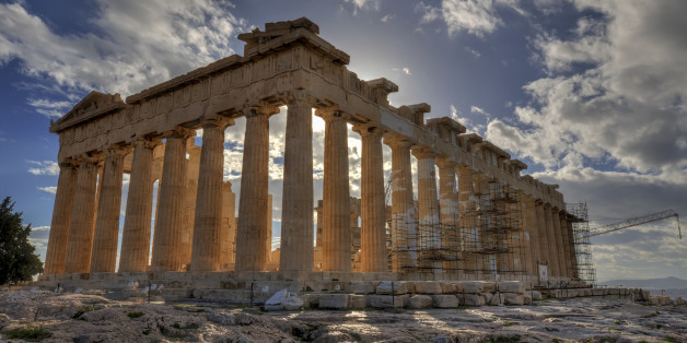 Parthenon in Acropolis of Athens Greece