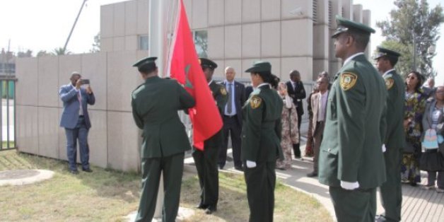 Le drapeau marocain hissé au siège de l'Union africaine