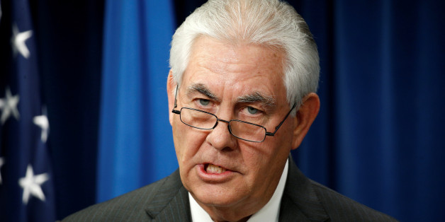U.S. Secretary of State Rex Tillerson speaks on issues related to visas and travel after U.S. President Donald Trump signed a new travel ban order in Washington, U.S., March 6, 2017. REUTERS/Kevin Lamarque