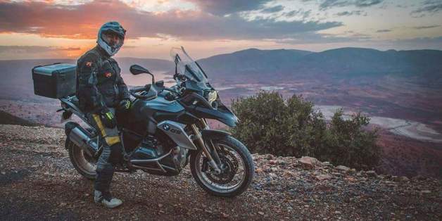 Un Marocain va faire le tour de l'Afrique à moto pour rejoindre Dubaï
