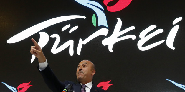 Turkish Foreign Minister Mevlut Cavusoglu at the International Tourism Trade Fair ITB in Berlin, Germany, March 8, 2017. REUTERS/Fabrizio Bensch