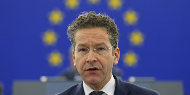 Dutch Finance Minister and Eurogroup President Jeroen Dijsselbloem addresses the European Parliament during a debate on the future of the Economic and Monetary Union in Strasbourg, France, December 15, 2015. REUTERS/Vincent Kessler