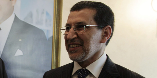 The UN envoy to the Western Sahara Christopher Ross (L) shakes hands with his Moroccan counterpart Saad-Eddine El Othmani in Rabat March 21, 2013. REUTERS/Stringer (MOROCCO - Tags: POLITICS)