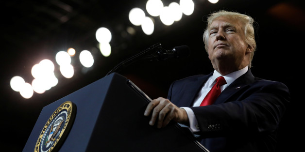 U.S. President Donald Trump holds a rally at the Kentucky Exposition Center in Louisville, Kentucky, U.S. March 20, 2017. REUTERS/Jonathan Ernst