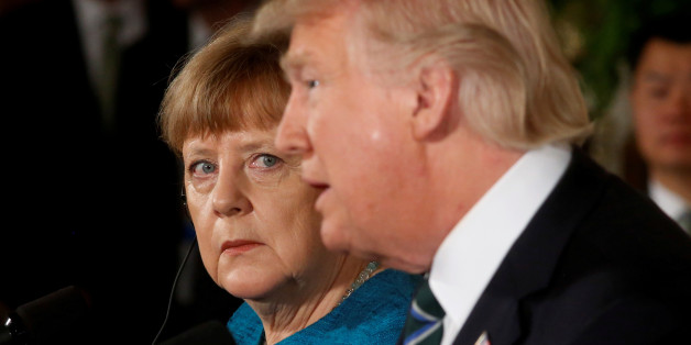 Schon vor ihrem Treffen mit Trump ereignete sich ein ähnlich peinlicher Moment für die Kanzlerin