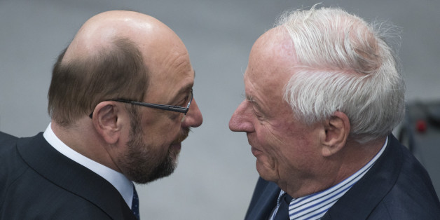 Der Linke Oskar Lafontaine macht Martin Schulz ein eindeutiges Angebot