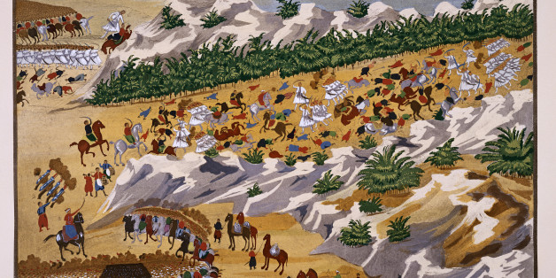 Print after Battle of Vasilika by Panagiotis Zografos (Photo by © Historical Picture Archive/CORBIS/Corbis via Getty Images)