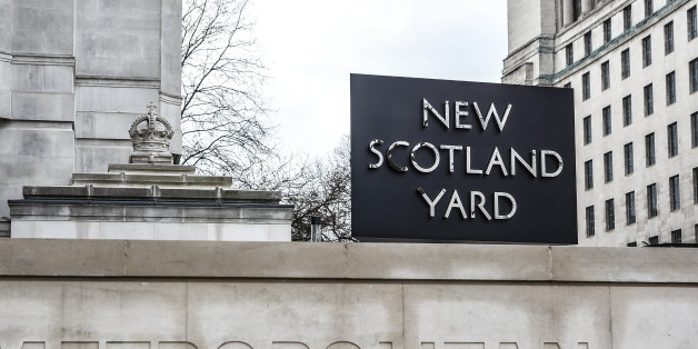 Floral tributes sit outside New Scotland Yard following yesterday's attack in which one police officer was killed on March 23, 2017 in London, England Police continue investigations after the terror attack in London yesterday in which a car was driven into pedestrians on Westminster Bridge and then into railings outside the Houses of Parliament, where a knifeman stabbed a police officer named as PC Keith Palmer, who subsequently died from his injuries. The attacker also died after security forces shot him. Two other people died in the incident and approx 40 were injured, some 'catastrophically'. A woman was pulled alive from the Thames after reportedly jumping off the bridge to escape the attack. Proceedings in the House of Commons were suspended and the chamber placed into lockdown for the protection of MPs. The attack occurred on the 1st anniversary of the Brussels terror attacks. (Photo by Alberto Pezzali/NurPhoto via Getty Images)