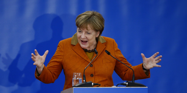 German Chancellor Angela Merkel speaks at the opening of a new research center for dementia diseases DZNE at the university hospital in Bonn, Germany, March 15, 2017. REUTERS/Wolfgang Rattay