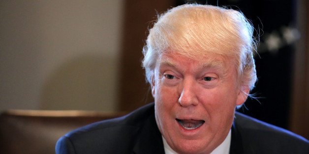 U.S. President Donald Trump attends a meeting with truckers and CEOs regarding healthcare at the White House in Washington, U.S., March 23, 2017. REUTERS/Carlos Barria