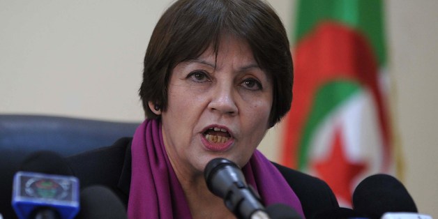 A picture taken on February 8, 2015 shows Algerian Education Minister Nouria Benghebrit in Algiers. Benghebrit has proposed that for the first two years of primary school, teachers be allowed to give lessons in dialect to help children master the standard language. AFP PHOTO / STR (Photo credit should read STR/AFP/Getty Images)