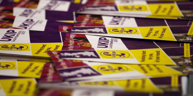 United Kingdom Independence Party (UKIP) local manifestos are displayed at their spring conference in Bolton, Britain, February 17, 2017. REUTERS/Andrew Yates