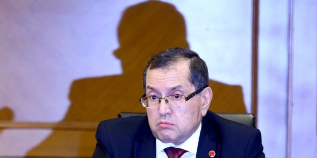 ISTANBUL, TURKEY - OCTOBER 12: Minister of Energy of Algeria, Noureddine Bouterfa attends the Organisation of Petroleum Exporting Countries (OPEC) meeting as part of the 23rd World Energy Congress at Hilton Hotel in Istanbul, Turkey on October 12, 2016. (Photo by Abdullah Coskun/Anadolu Agency/Getty Images)