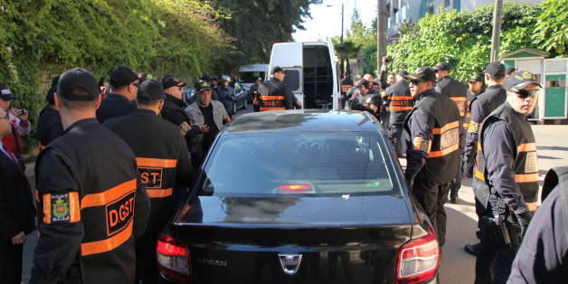 Scène de reconstitution de l'assassinat du député Merdas à Casablanca